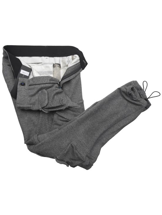 Kiton Kiton KNT Gray Cotton Cargo Pants Gray 001
