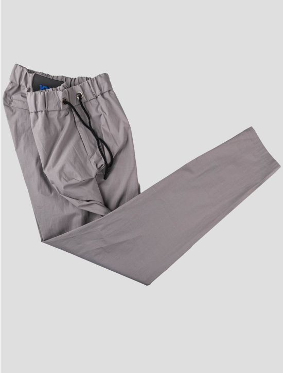 Kiton KNT Kiton Gray Cotton Ea Pants Gray 001