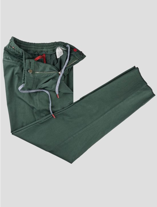 Kiton Kiton Green Cotton Pants Green 001