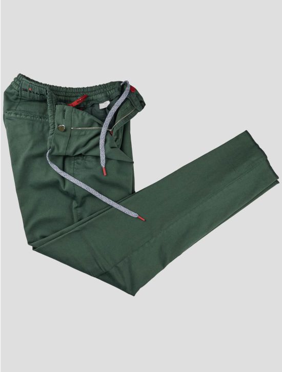 Kiton Kiton Green Cotton Pants Green 001