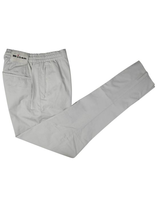 Kiton Kiton Gray Cotton Pants Gray 000