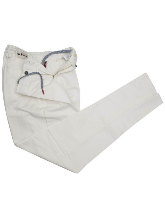 Kiton Kiton White Cotton Pants White 001