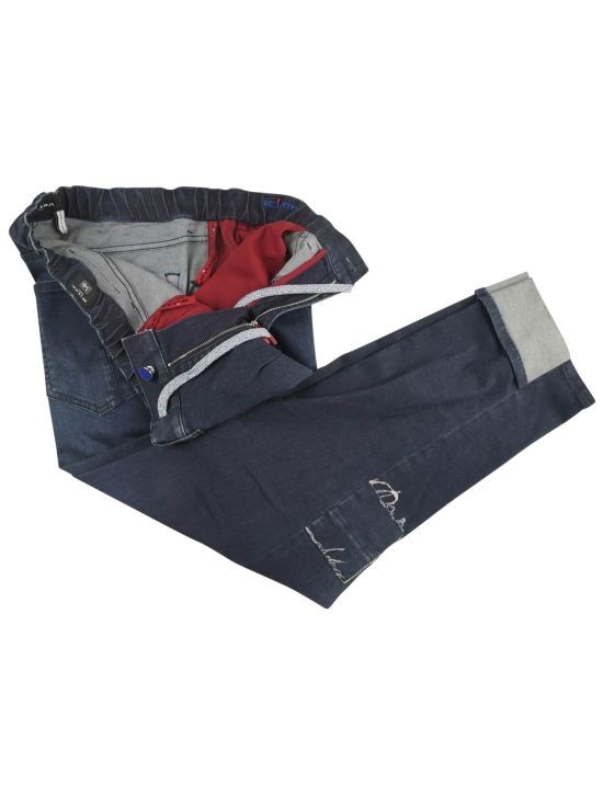 Kiton Kiton Dark Blue Cotton Ea Jeans Special Edition Dark Blue 001