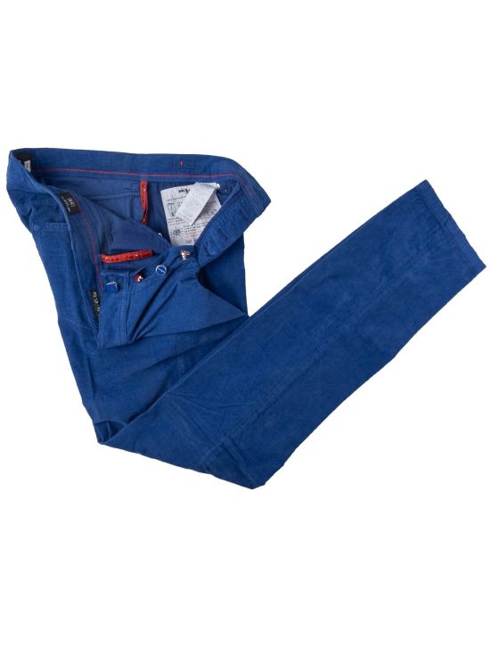 Kiton Kiton Blue Cotton Silk Ea Velvet Jeans Blue 001