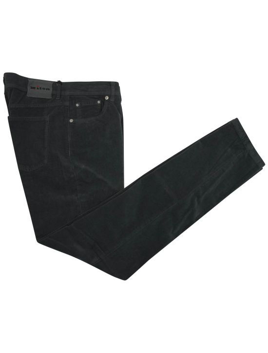 Kiton Kiton Gray Cotton Ea Vevet Jeans Gray 000