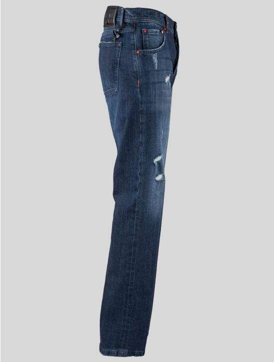 Kiton Kiton Blue Cotton Ea Jeans Limited Edition 12 of 22 Blue 001