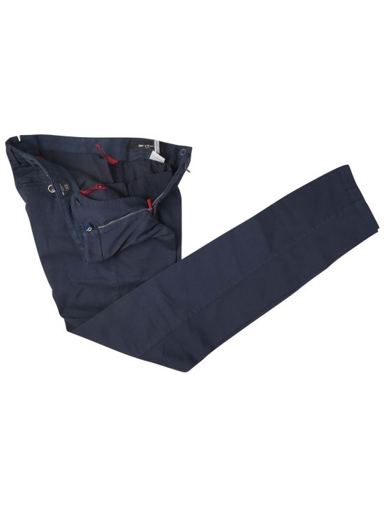 Kiton Kiton Blue Cotton Ea Pants Blue 001