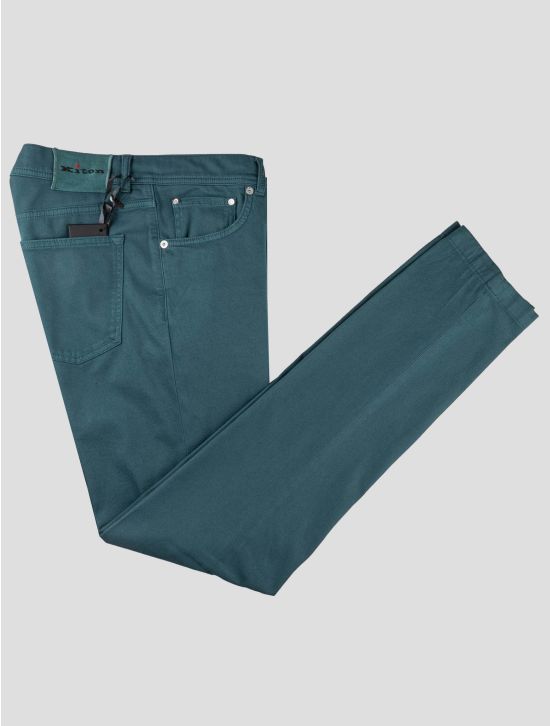 Kiton Kiton Green Cotton Ea Jeans Green 000