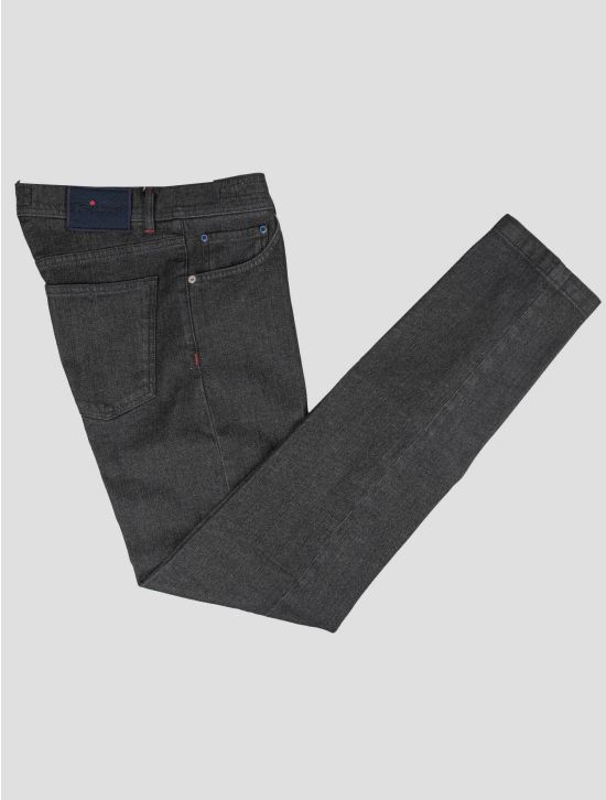 Kiton Kiton Black Denim Cotton Ea Jeans Black 000