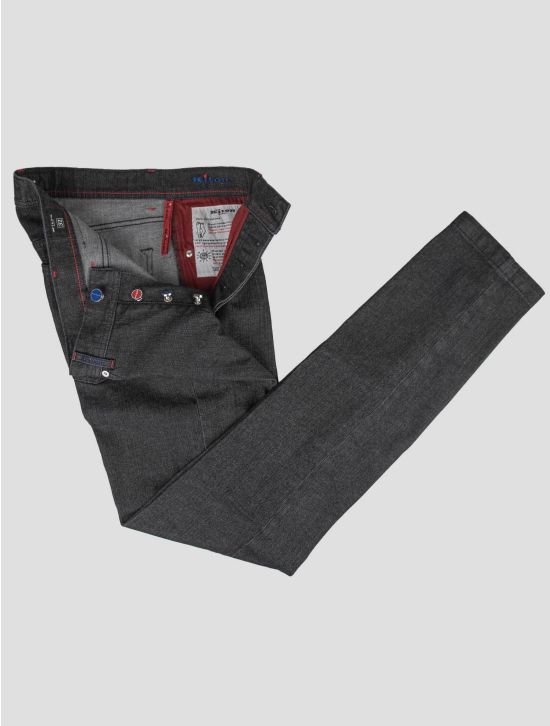 Kiton Kiton Black Denim Cotton Ea Jeans Black 001