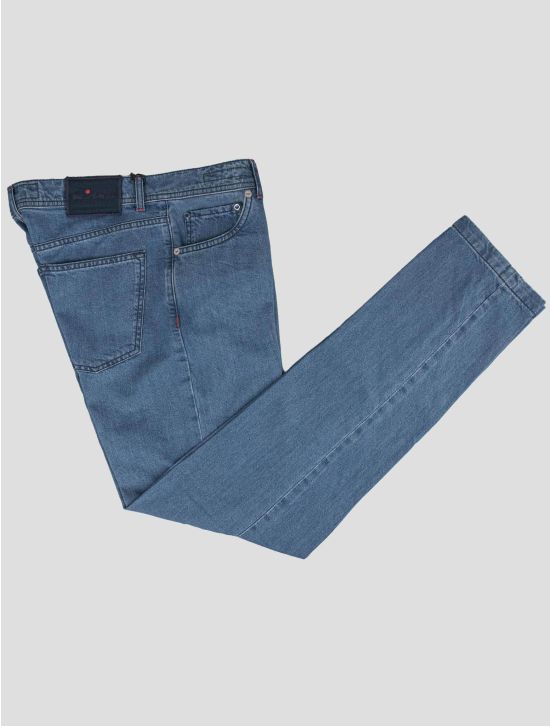 Kiton Kiton Light Blue Denim Cotton Ea Jeans Light Blue 000