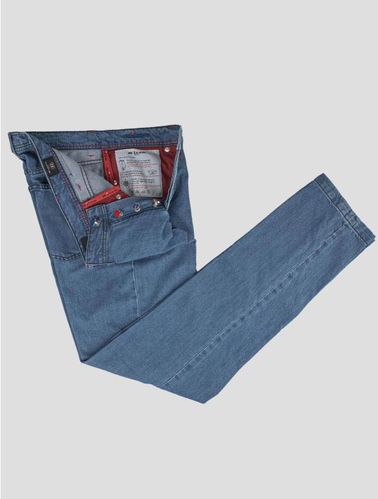 Kiton Kiton Light Blue Denim Cotton Ea Jeans Light Blue 001