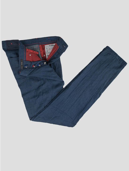 Kiton Kiton Dark Blue Cotton Jeans Dark Blue 001