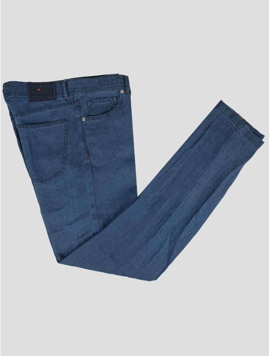 Kiton Kiton Blue Cotton Jeans Blue 000
