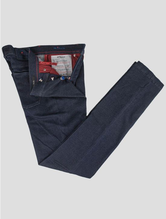 Kiton Kiton Dark Blue Cotton Ea Jeans Dark Blue 001