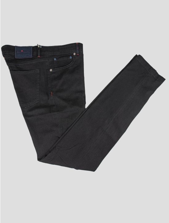 Kiton Kiton Black Cotton Ea Jeans Black 000