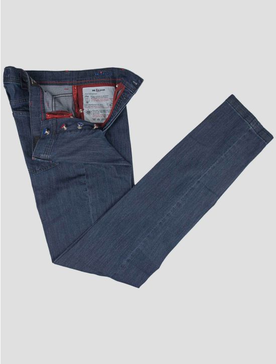 Kiton Kiton Dark Blue Cotton Ea Jeans Dark Blue 001