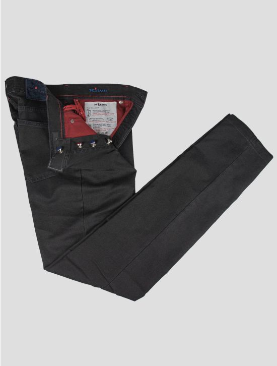 Kiton Kiton Black Cotton Ea Jeans Black 001