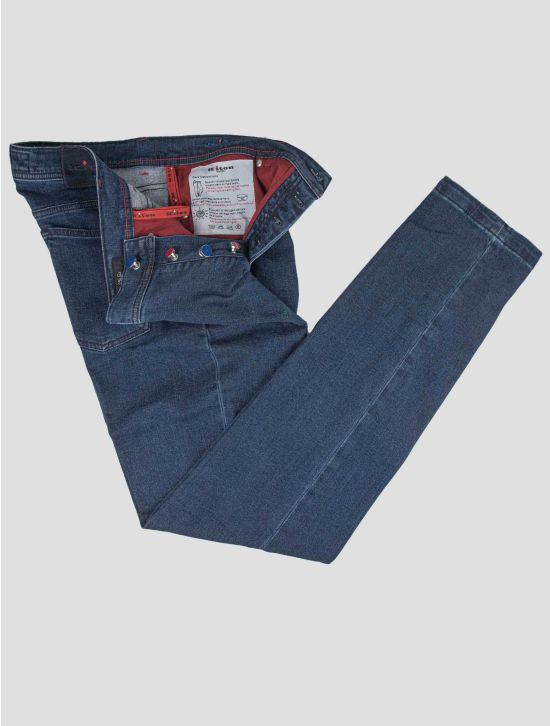 Kiton Kiton Dark Blue Cotton Ea Jeans Dark Blue 001