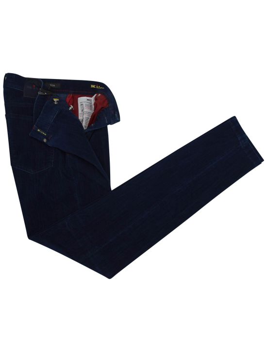 Kiton Kiton Blue Cotton Eme Velvet Jeans Blue 001