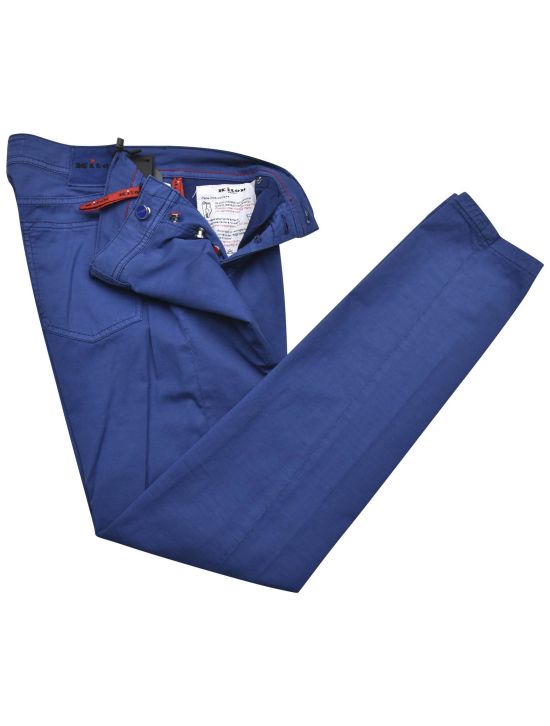 Kiton Kiton Blue Cotton Silk Linen Ea Jeans Blue 001