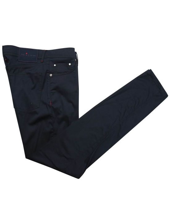 Kiton Kiton Black Cotton Ea Jeans Black 001