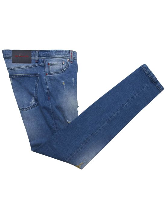 Kiton Kiton Blue Cotton Ea Jeans Limited Edition Blue 000