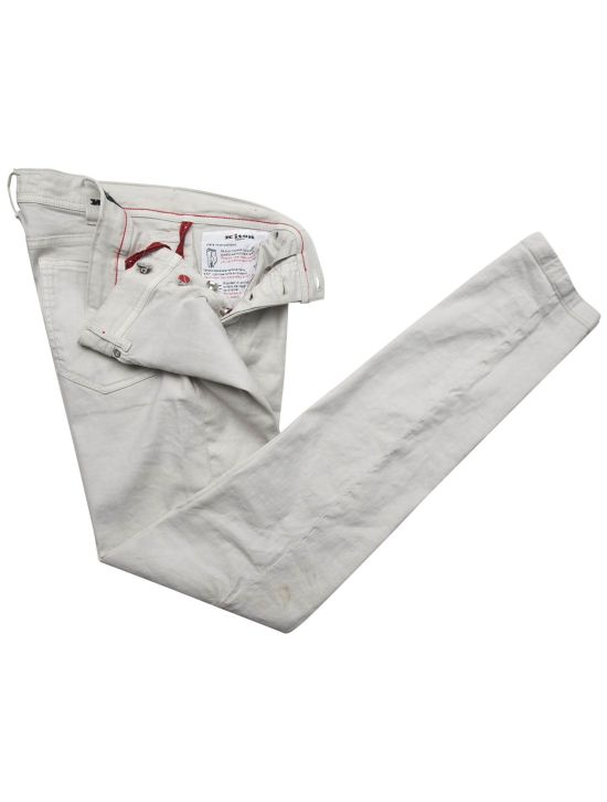 Kiton Kiton Gray Linen Cotton Ea Pants Gray 001