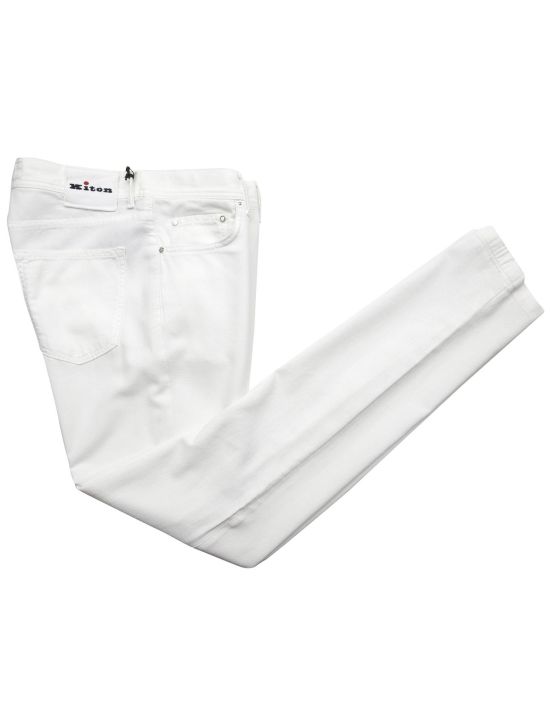 Kiton Kiton White Lyocell Cotton Ea Jeans White 000