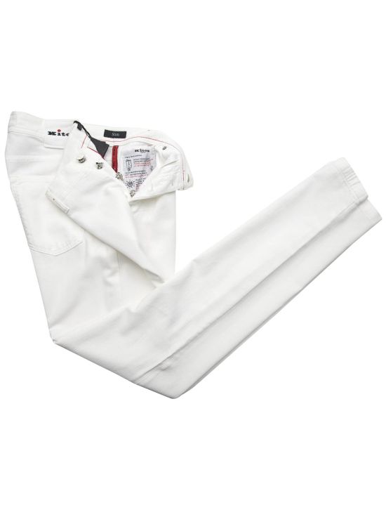 Kiton Kiton White Lyocell Cotton Ea Jeans White 001
