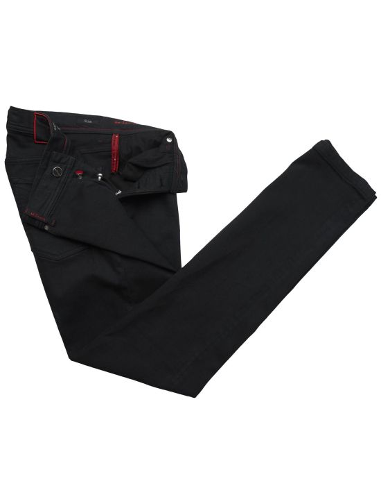 Kiton Kiton Black Cotton Ea Jeans Special Edition Black 001