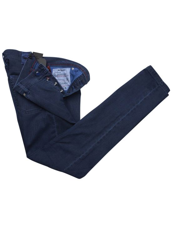 Kiton Kiton Blue Cotton Pa Ea Velvet Jeans Blue 001