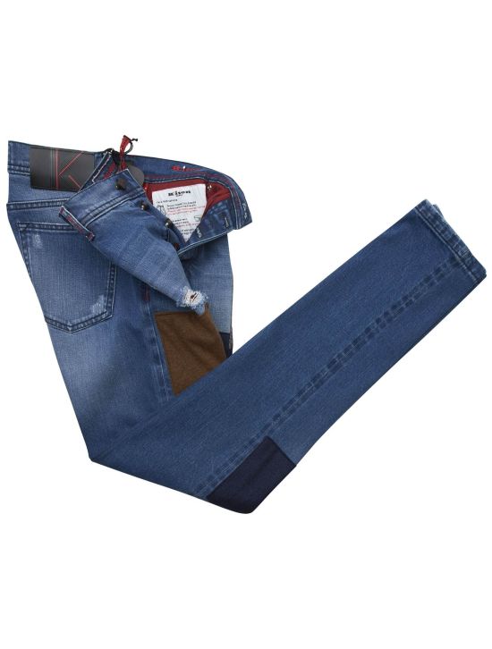Kiton Kiton Blue Cotton Ea Jeans Limited Edition 03 Of 03 Blue 001