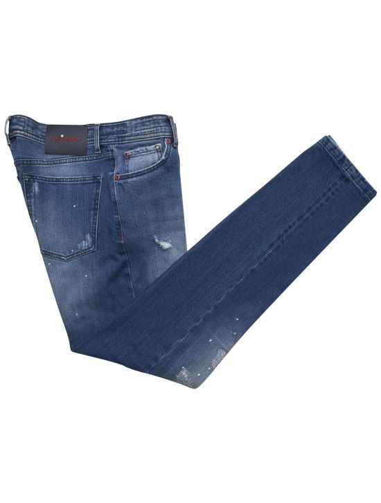 Kiton Kiton Blue Cotton Ea Jeans Limited Edition 01 Of 03 Blue 000