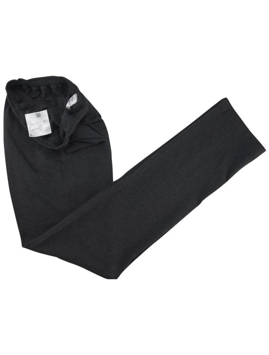 Kiton Kiton Gray Cotton Cashmere Pants Gray 001