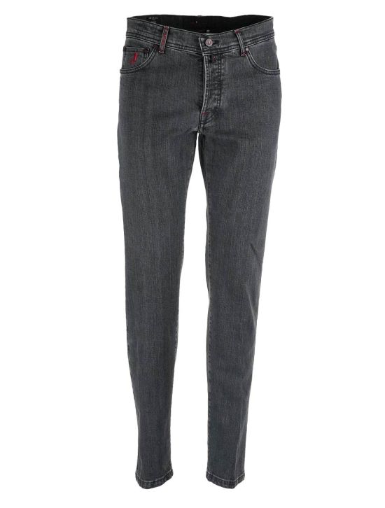 Kiton Kiton Gray Cotton Ea Jeans Special Edition Gray 000