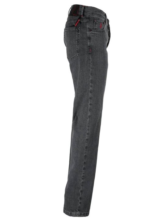 Kiton Kiton Gray Cotton Ea Jeans Special Edition Gray 001