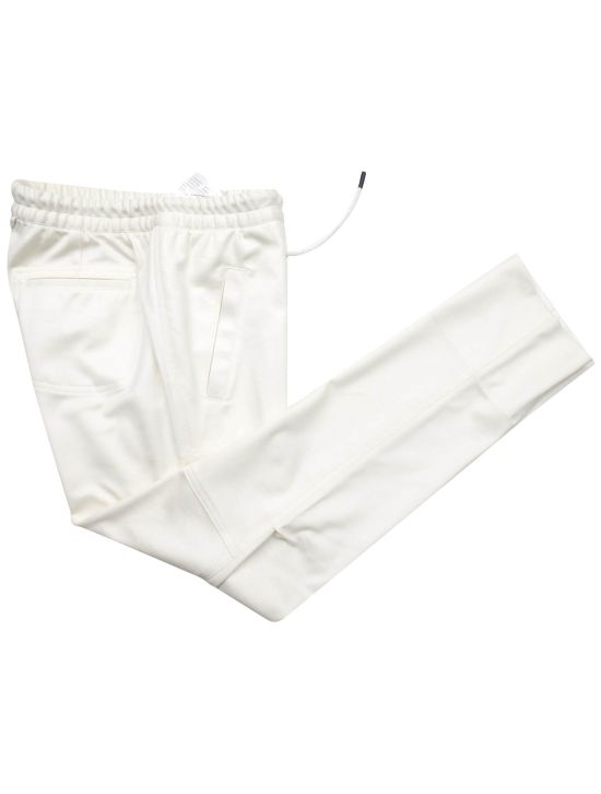 KNT Kiton KNT White Cashmere Cotton Pa Pants White 000