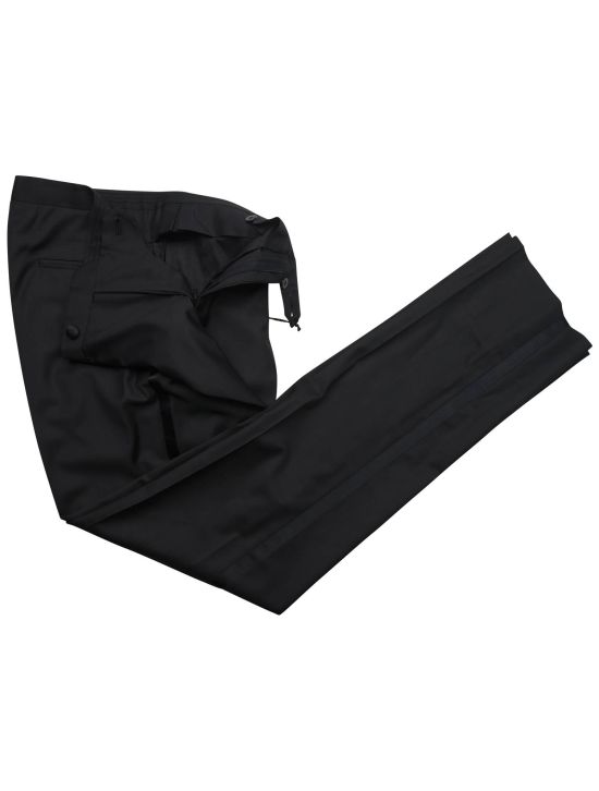 Kiton Kiton Black Wool Pants Black 001