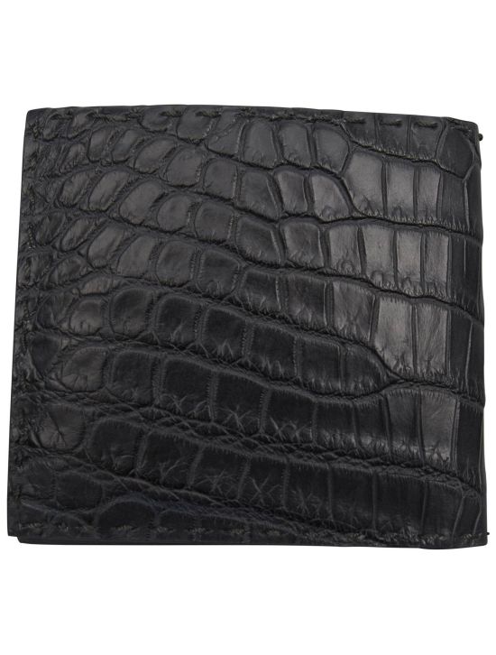 Men's Wallet ANTORINI Excellence in Black Genuine Crocodile