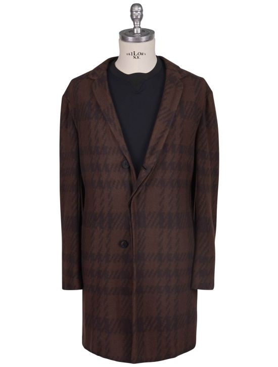 KNT Kiton Knt Brown Cashmere PA Overcoat Brown 000