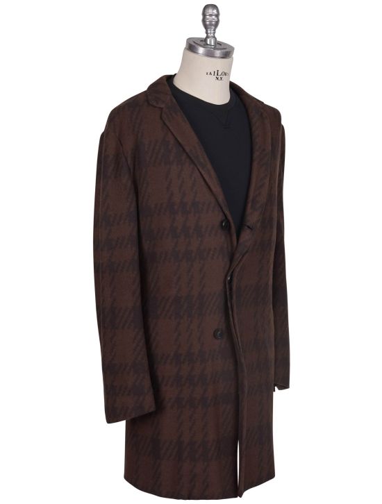 KNT Kiton Knt Brown Cashmere PA Overcoat Brown 001