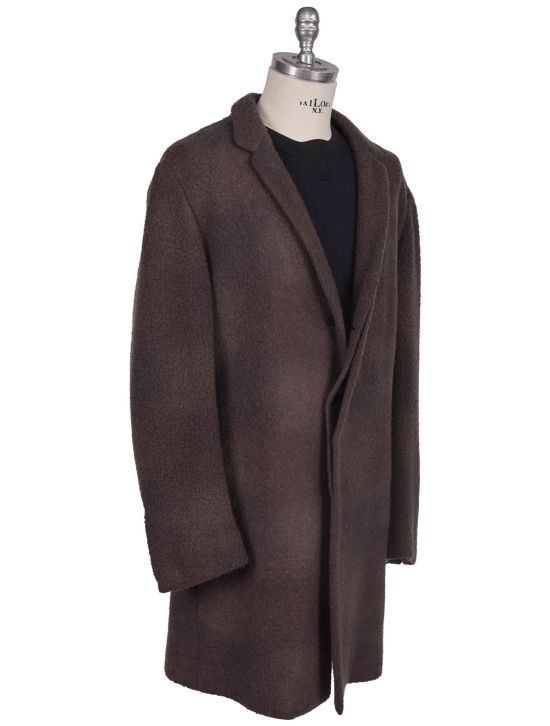 KNT Kiton Knt Brown Wool Cashmere PL Overcoat Brown 001