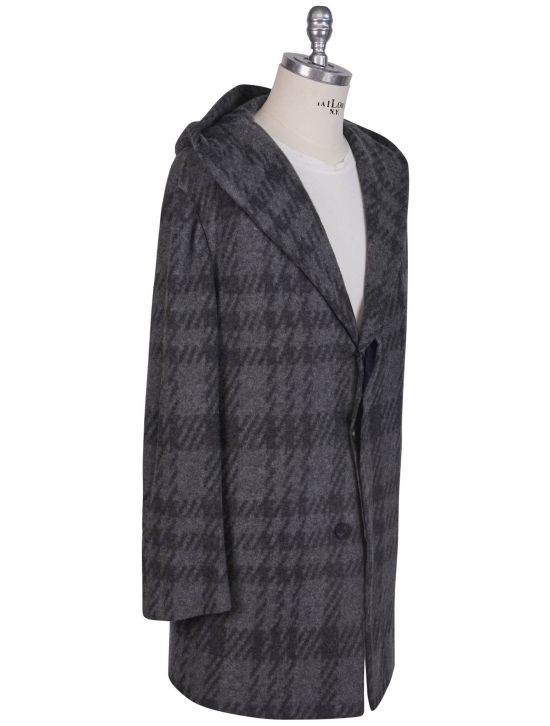KNT Kiton Knt Gray Cashmere PA Overcoat Gray 001