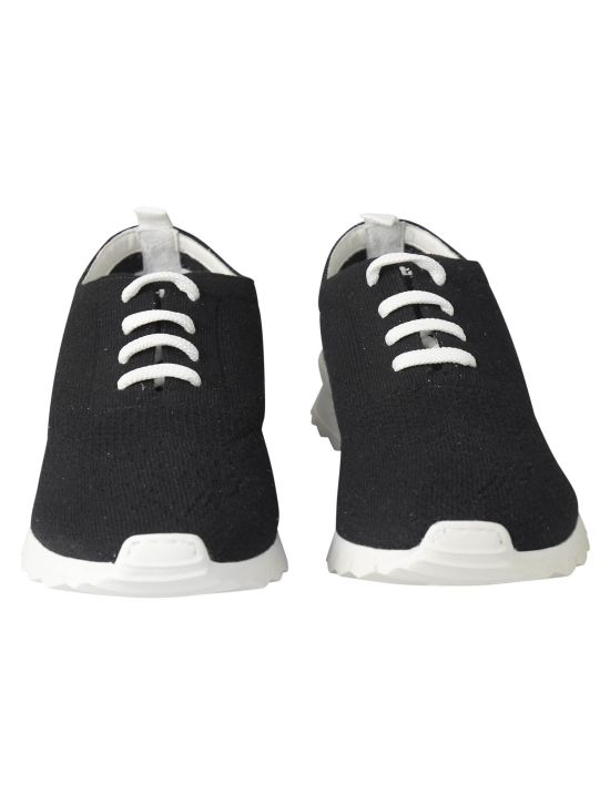 Kiton Kiton Black Cashmere Sneaker Black 001