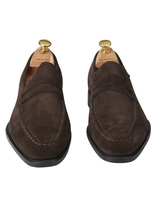 Kiton Kiton Brown Leather Suede Loafers Brown 001