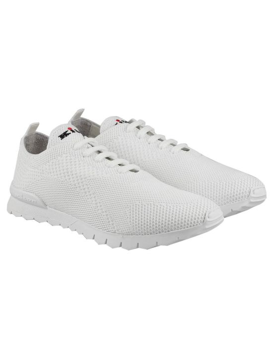 Kiton Kiton White Cotton Ea Sneakers White 000