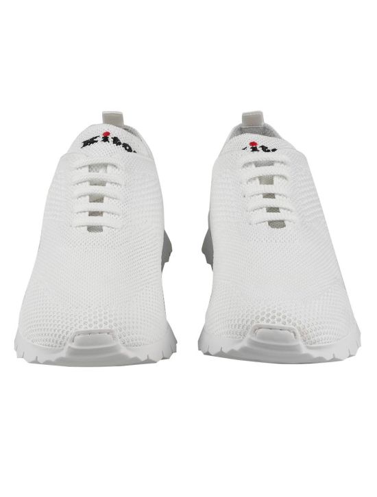 Kiton Kiton White Cotton Ea Sneakers White 001