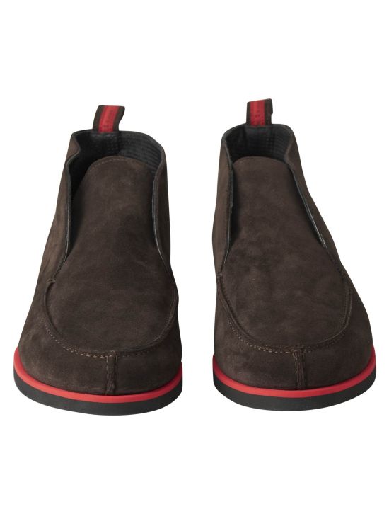 Kiton Kiton Brown Leather Suede Sneaker Brown 001