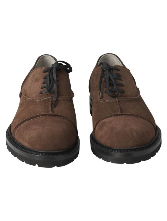 Kiton Kiton brown Leather Suede Sneaker Brown 001